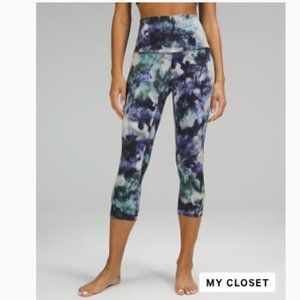 lululemon Align™ Super-High-Rise Crop 21" Meteor Wash Print Multi Size4
